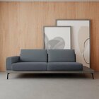 Sofá Game 4 Lugares 260 Living Contemporâneo Mescla Cinza Cla