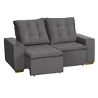 Sofá Goiás Modular 3 Lugares 1.90 Mt Com Molas Bonnel Retráti