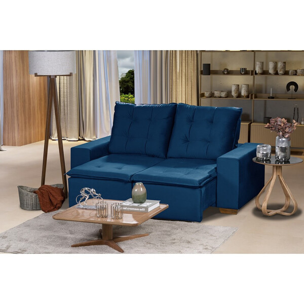 Sofá Goiás Modular 3 Lugares 1.90 Mt Com Molas Bonnel Retráti