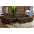 Sofá Grande 410 Cm Retrátil Mola Bonel D28 Pillow Reclinável