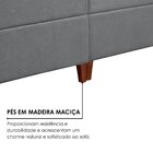 Sofá Grécia 4 Lugares Com Chaise Veludo 2,70m