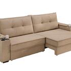 Sofá Hannover Premium 2,10m Assento Retrátil/reclinável Suede