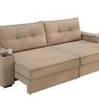 Sofá Hannover Premium 2,10m Assento Retrátil/reclinável Suede