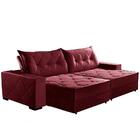 Sofá Hollywood Molas Ensacadas 3,10mts Vinho