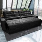 Sofá Ibiza 2,02m Retrátil, Reclinável Com Molas Suede Yescasa