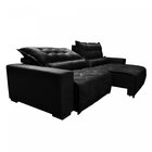 Sofá Ibiza 3,02m Retrátil, Reclinável Com Molas Suede Yescasa