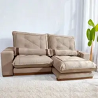 Sofá Ibiza Com Molas Ensacadas 4 Lugares Retrátil E Reclináve