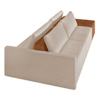 Sofá Ilha 2 Lugares Living 232cm Modulado Para Sala Lary Bouc