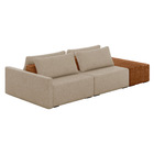 Sofá Ilha 2 Lugares Living 232cm Modulado Para Sala Lary Linh