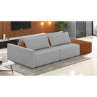 Sofá Ilha 2 Lugares Living 232cm Modulado Para Sala Lary Linh