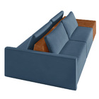 Sofá Ilha 2 Lugares Living 232cm Modulado Para Sala Lary Velu