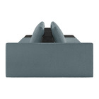 Sofá Ilha 2 Lugares Living 232cm Modulado Sala Lary Bouclê Az