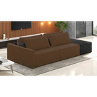 Sofá Ilha 2 Lugares Living 232cm Modulado Sala Lary Veludo Ma