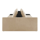 Sofá Ilha 2 Lugares Living 232cm Modulado Sala Lary Veludo/pu