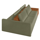 Sofá Ilha 2 Lugares Living 252cm Modulado Para Sala Lary Bouc