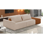 Sofá Ilha 2 Lugares Living 252cm Modulado Para Sala Lary Bouc