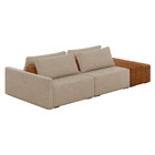 Sofá Ilha 2 Lugares Living 252cm Modulado Para Sala Lary Linh