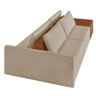 Sofá Ilha 2 Lugares Living 252cm Modulado Para Sala Lary Linh