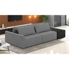 Sofá Ilha 2 Lugares Living 252cm Modulado Para Sala Lary Linh