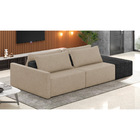 Sofá Ilha 2 Lugares Living 252cm Modulado Para Sala Lary Linh