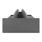 Sofá Ilha 2 Lugares Living 252cm Modulado Sala Lary Bouclê/pu