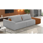 Sofá Ilha 2 Lugares Living 272cm Modulado Para Sala Lary Bouc