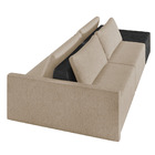 Sofá Ilha 2 Lugares Living 272cm Modulado Para Sala Lary Linh