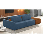 Sofá Ilha 2 Lugares Living 272cm Modulado Para Sala Lary Velu