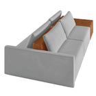 Sofá Ilha 2 Lugares Living 272cm Modulado Para Sala Lary Velu