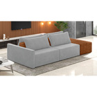 Sofá Ilha 2 Lugares Living 272cm Modulado Para Sala Lary Velu