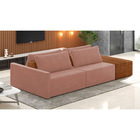 Sofá Ilha 2 Lugares Living 272cm Modulado Para Sala Lary Velu