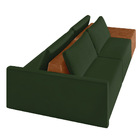 Sofá Ilha 2 Lugares Living 272cm Modulado Para Sala Lary Velu