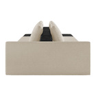 Sofá Ilha 2 Lugares Living 272cm Modulado Sala Lary Bouclê/pu