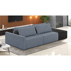 Sofá Ilha 2 Lugares Living 292cm Modulado Para Sala Lary Linh