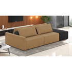 Sofá Ilha 2 Lugares Living 292cm Modulado Para Sala Lary Linh