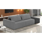 Sofá Ilha 2 Lugares Living 292cm Modulado Sala Lary Bouclê Ci