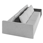 Sofá Ilha 3 Lugares Living 312cm Modulado Para Sala Lary Linh