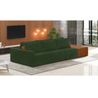 Sofá Ilha 3 Lugares Living 312cm Modulado Para Sala Lary Velu