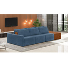 Sofá Ilha 3 Lugares Living 312cm Modulado Para Sala Lary Velu