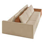 Sofá Ilha 3 Lugares Living 312cm Modulado Para Sala Lary Velu