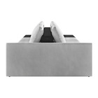 Sofá Ilha 3 Lugares Living 312cm Modulado Sala Lary Veludo/pu