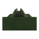 Sofá Ilha 3 Lugares Living 312cm Modulado Sala Lary Veludo/pu