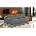 Sofá Ilha 3 Lugares Living 342cm Modulado Para Sala Lary Bouc