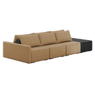 Sofá Ilha 3 Lugares Living 342cm Modulado Para Sala Lary Linh