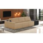 Sofá Ilha 3 Lugares Living 342cm Modulado Para Sala Lary Linh