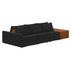 Sofá Ilha 3 Lugares Living 342cm Modulado Para Sala Lary Velu