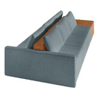 Sofá Ilha 3 Lugares Living 372cm Modulado Para Sala Lary Bouc