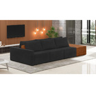 Sofá Ilha 3 Lugares Living 372cm Modulado Para Sala Lary Velu