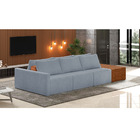 Sofá Ilha 3 Lugares Living 402cm Modulado Para Sala Lary Linh