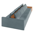 Sofá Ilha 4 Lugares Living 392cm Modulado Para Sala Lary Bouc